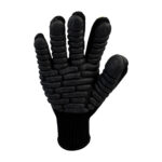 Heavy Duty Cut Resistant Leather Work TPR Gloves MT001 -1