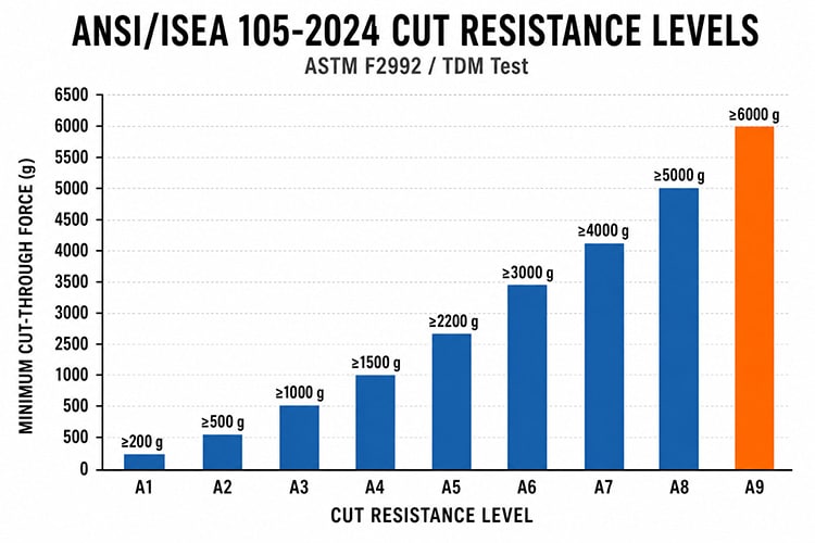 Ansi Risk Level Cut-Resistant Glove Levels Explained: ANSI vs EN 388 - M-Tide